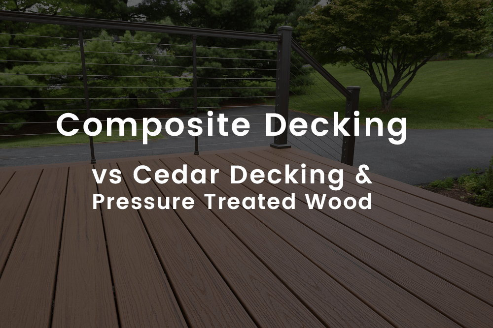 Composite Re-Decking vs. Cedar vs. Pressure Treated Wood
