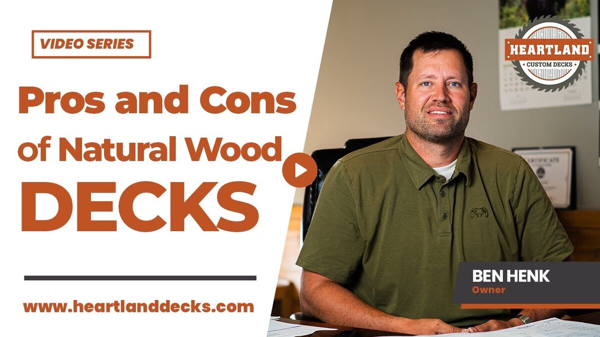 natural wood decks