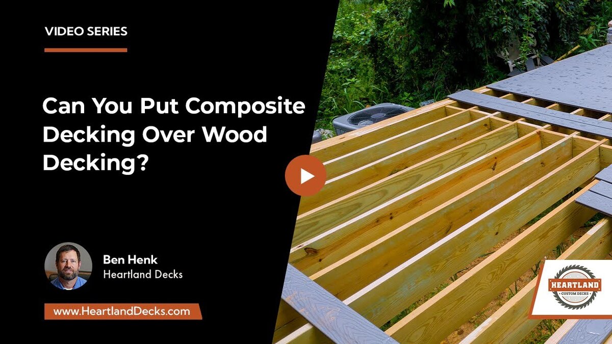 composite decking over wood