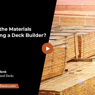 Can I Buy the Materials When Hiring a Deck Builder?