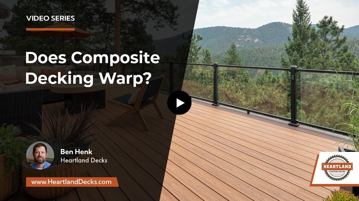 composite decking warp