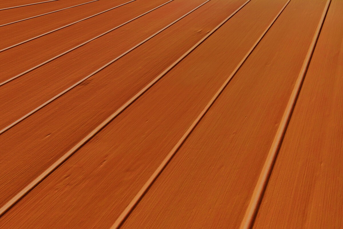 staining cedar decks