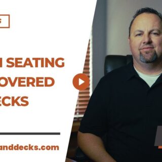 Built in Seating for Covered Decks