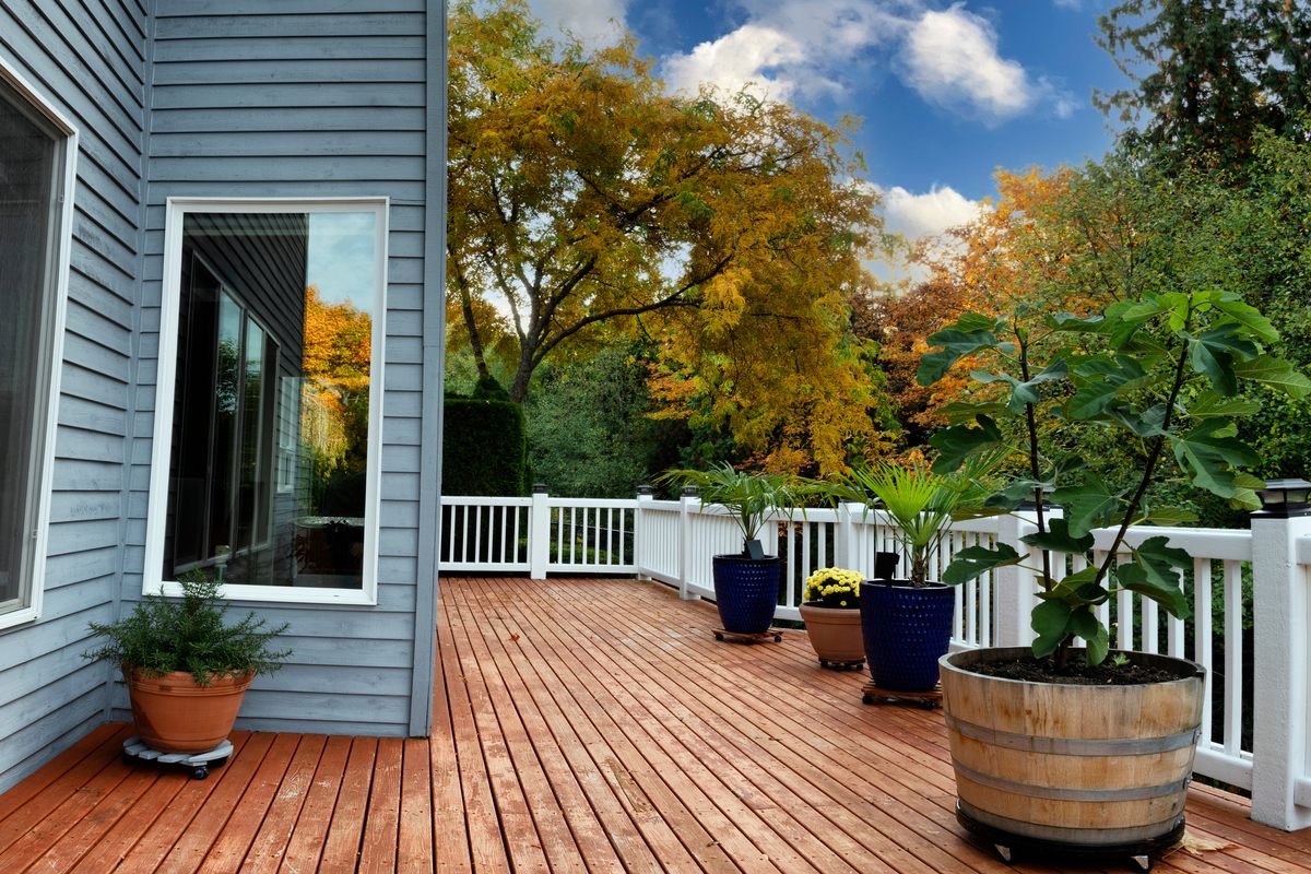 cedar decking